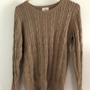 Cable knit sweater